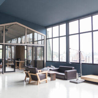 стеклянная перегородка из закаленного стекла